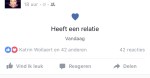 Wendy Louise, Pepijn Crone, Facebook status