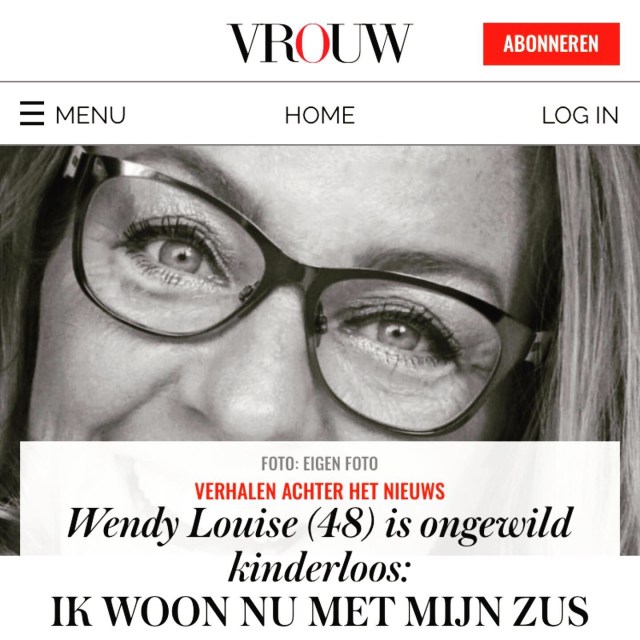 Vrouw Magazine, Telegraaf, Wendy Louise, Ik wil jouw baby
