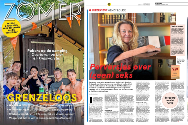Wendy Louise geeft interview over leven in het bergdorp Iznajar en haar boek (no) SEX and the VILLAGE